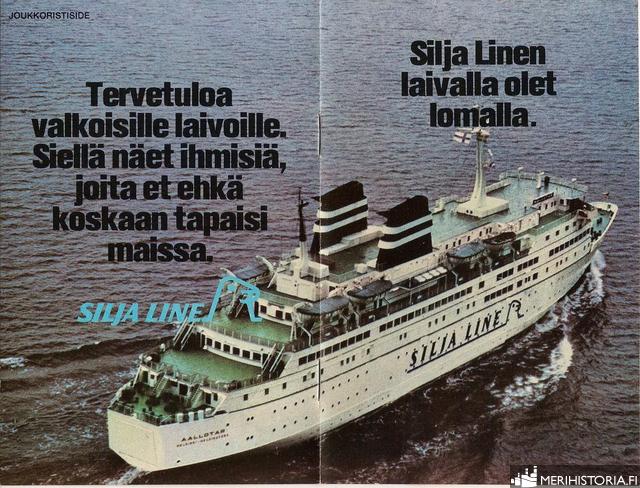 Silja Line reklambroschyr, AALLOTAR 